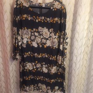 Flowy Floral Shift Dress